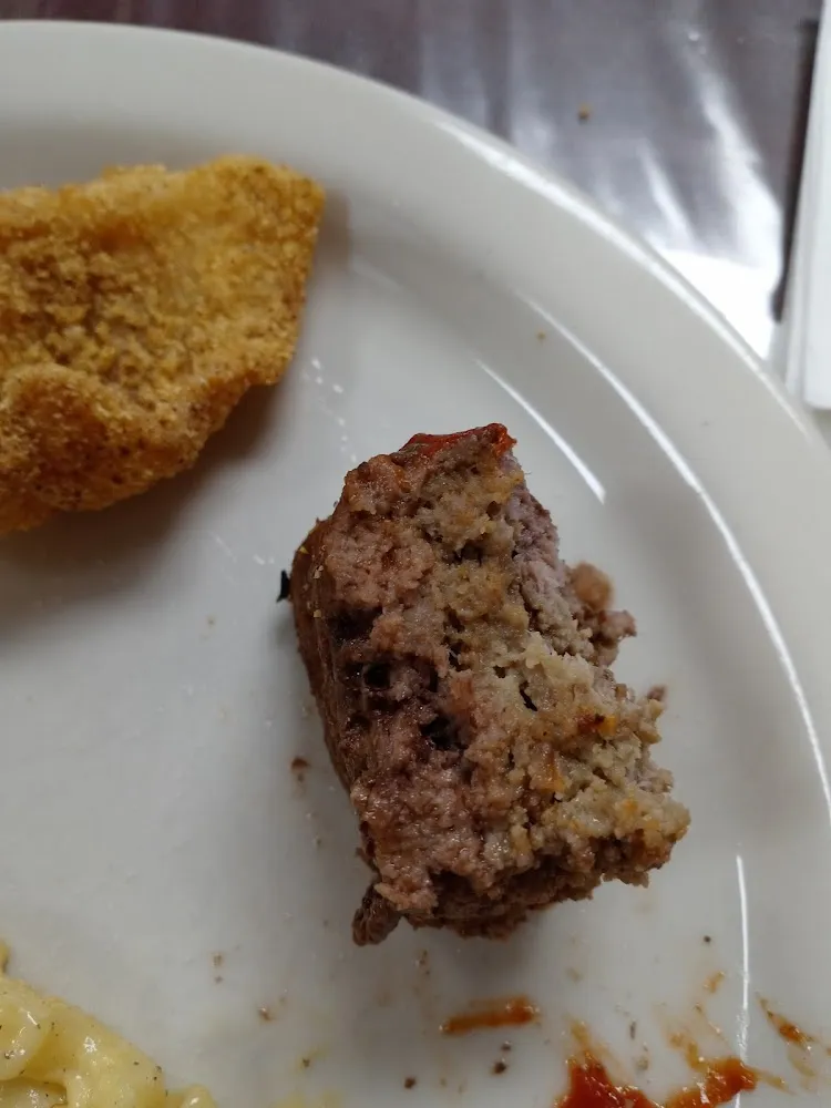 Buffet Meatloaf and Catfish